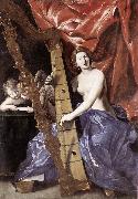 LANFRANCO, Giovanni Venus Playing the Harp (Allegory of Music) sg France oil painting artist